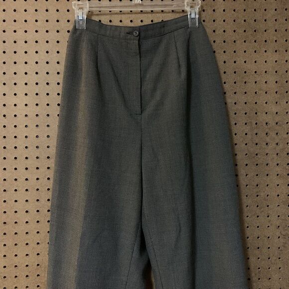 Vintage Wool Pants Tapered Leg Fashion Star Academia Old Money Preppy Classic Sm - Picture 1 of 7